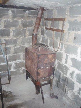 Dickbauchofen zum Selbermachen für eine Garage