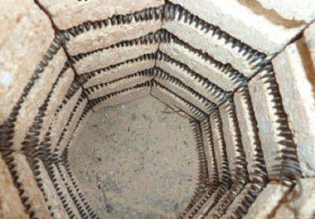 Spirale in einem Muffelofen