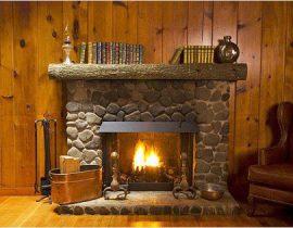 Kamin zum Selbermachen für eine Sommerresidenz