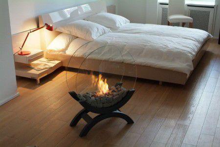 Kamin zum Verschenken von Biokraftstoff