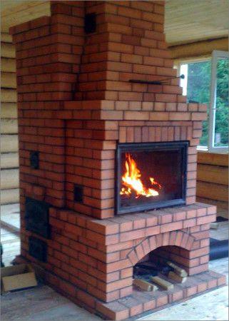 Ofen - Kamin in der Mitte des Raumes