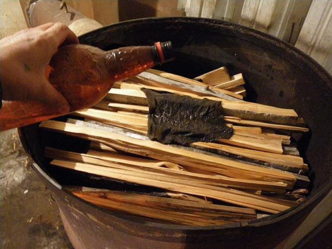 Zündung des Pyrolyseofens