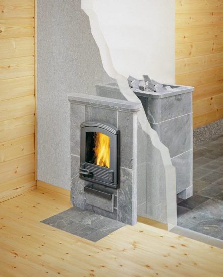 Finnische Öfen für die Holzverbrennung