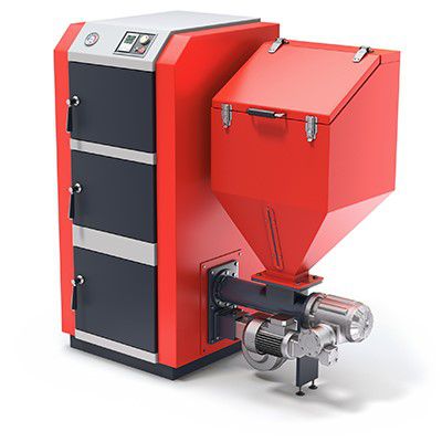 Kessel mit automatischem Brennstoffversorgungssystem