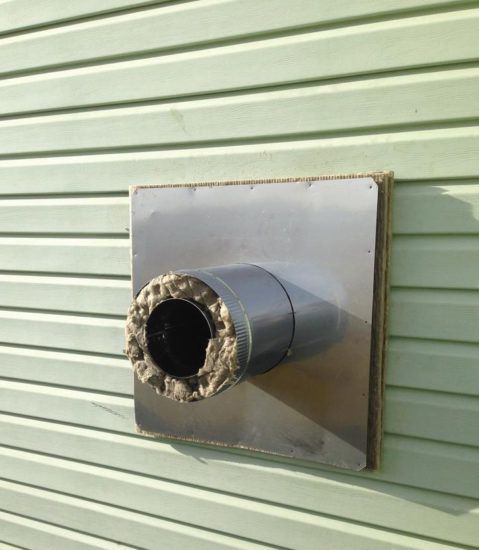 Installieren eines Outdoor-Bildschirms