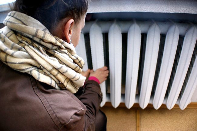 Die Zentralheizung "sündigt" manchmal bei Temperaturänderungen