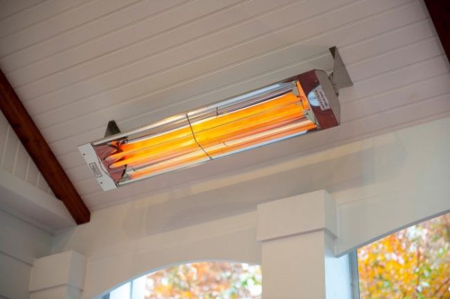 Lampen wirken als Heizelement