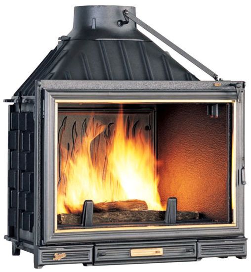 Feuerraum aus Gusseisen