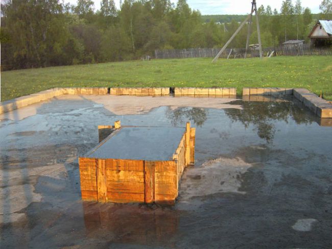 Fertiges Fundament