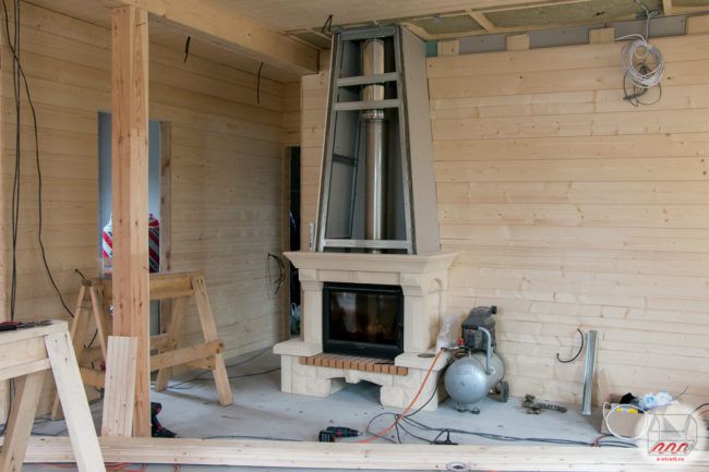 Gehäuse für einen kamin