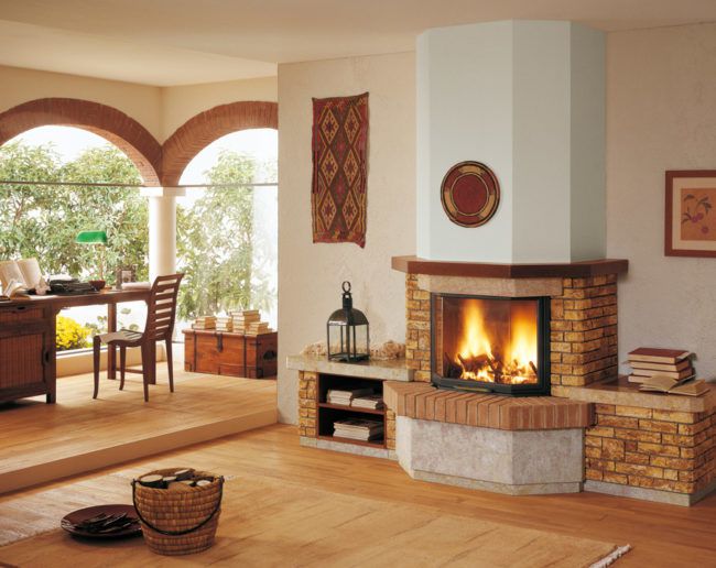 Kamin im Haus