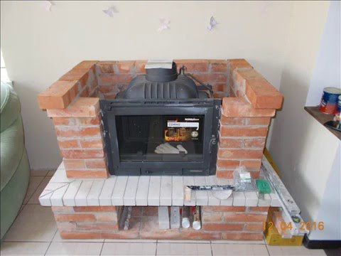 Ausmauerung eines gusseisernen Feuerraums