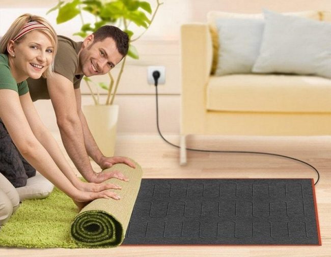 Mobiler warmer Boden