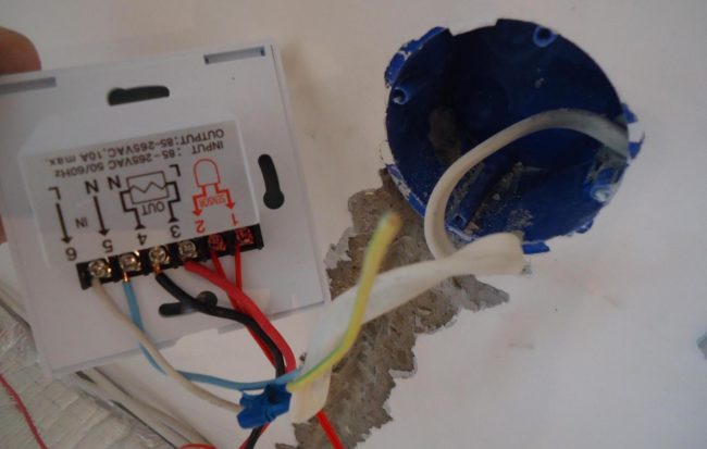 Montage des Thermostats